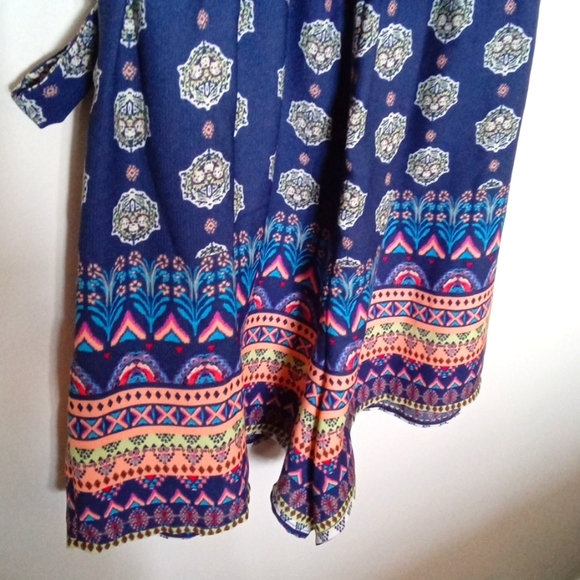 Bebop Boho Floral Contrasting Print Romper - Picture 9 of 10